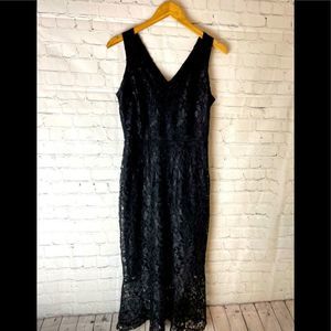 Enfocus Studio Black Lace Dress 6